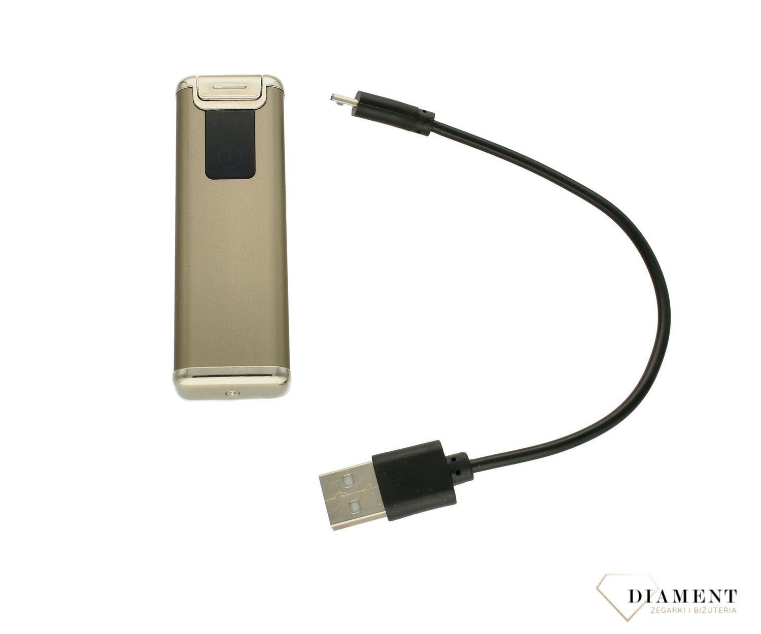 Zapalniczka srebrna elektroniczna USB 40400388 GOLD SILVER Twój tekst gratis (3).jpg